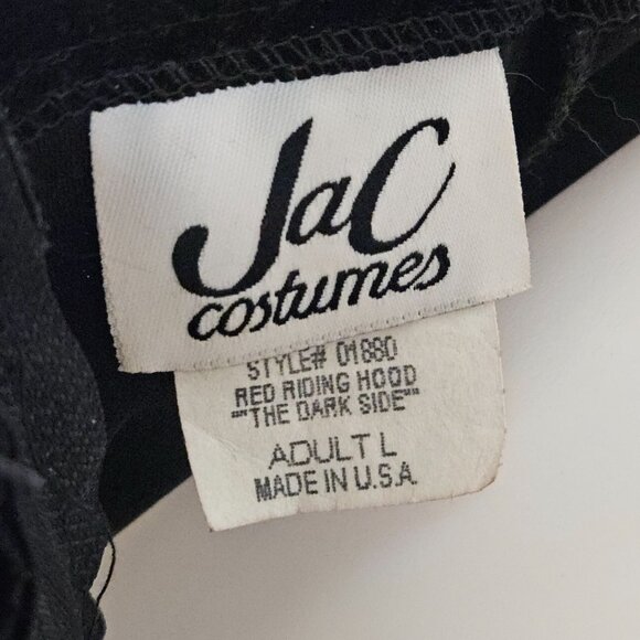 JaC Costumes Velvet Corset Top Womens Large Little Red Riding Hood Cosplay USA - Picture 7 of 8